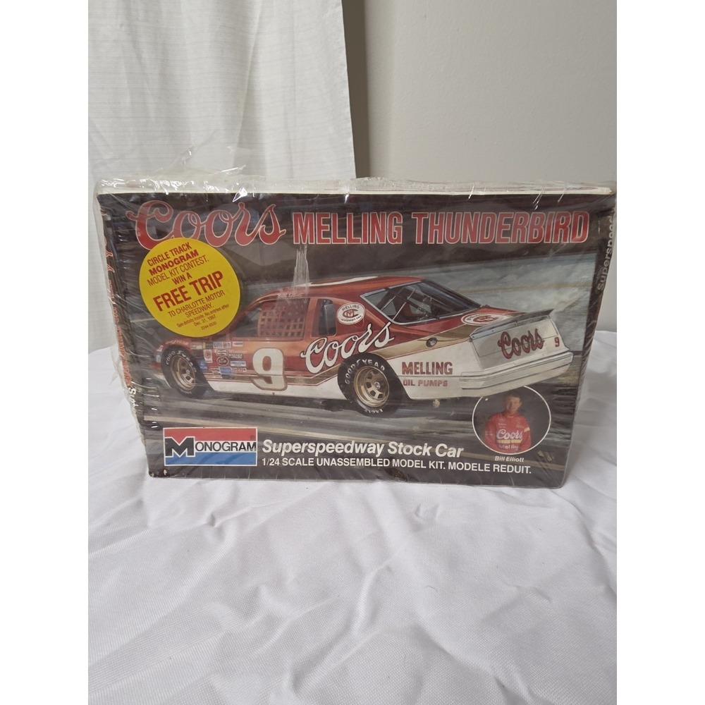 Coors Thunderbird Stock Car Bill Elliott Monogram #2244 Model - New